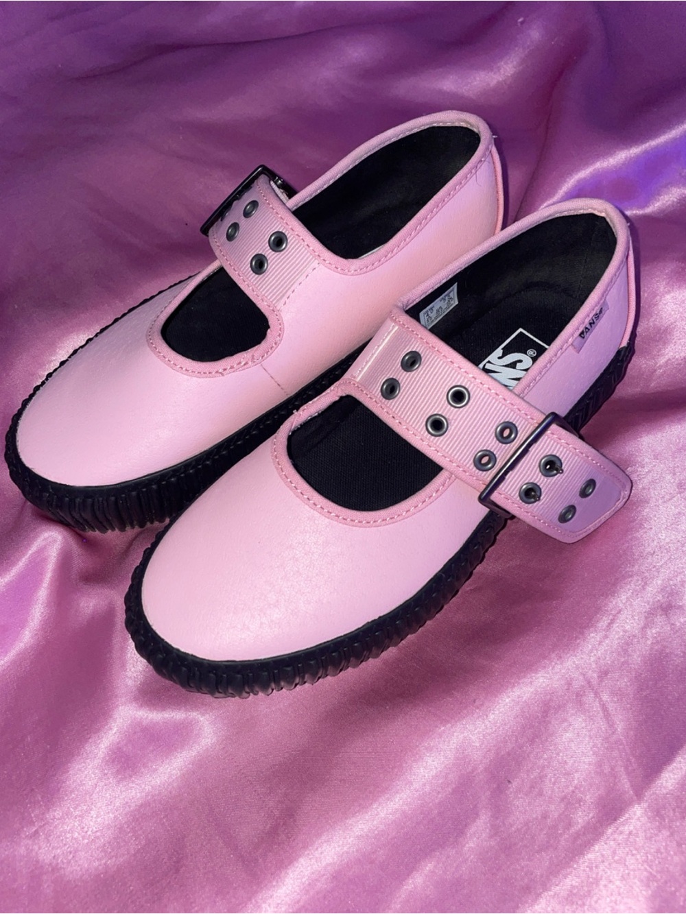 Vans Baby Pink Creeper Mary Janes 🩷🖤